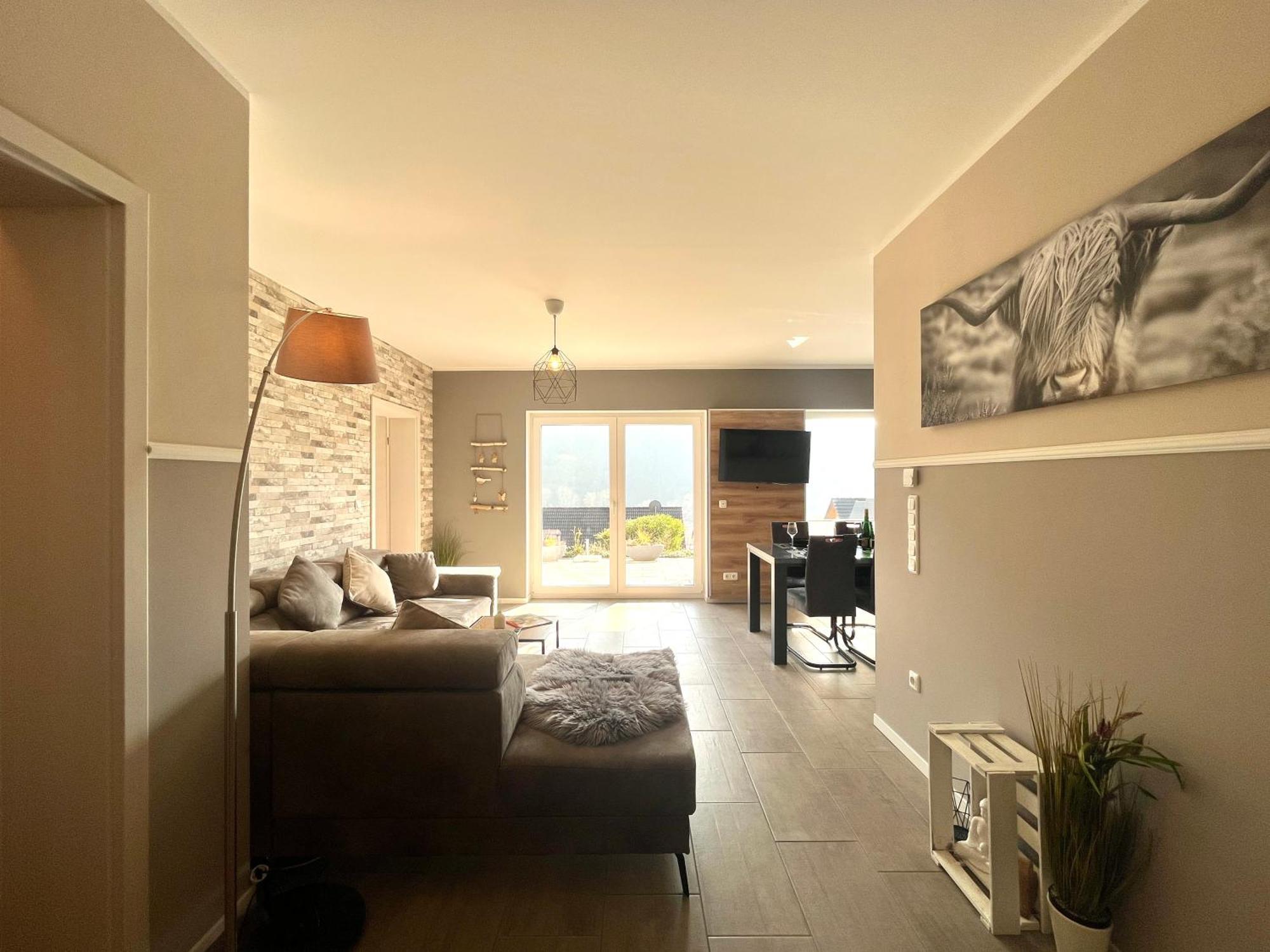 Ferienwohnung Sonnenterrasse, 1-4 Personen, 2 Schlafzimmer, Grosse Terrasse Mueden Exterior photo